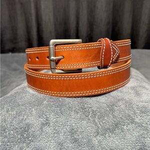 Men's Gingerich light brown Leather Belt